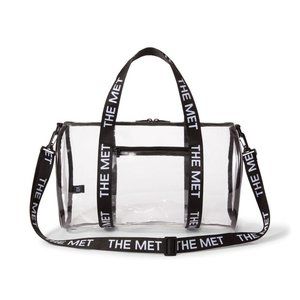 The Met 150 Clear Duffle Bag / weekender -  Metropolitan Museum NYC